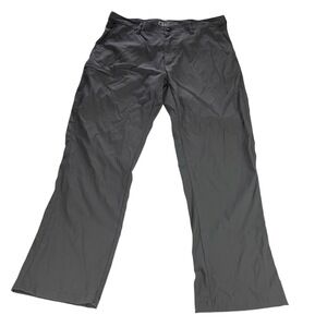 LB Tech Gray Cargo Pants Zipper Pockets Classic Fit Outdoor‎ Men's Size 36x32